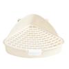 Rabbit Litter Tray Toilet Animal Potty Trainer Bunny Corner Toilet Box for Ferret Hamster Dragon Cat Guinea Pig Supplies