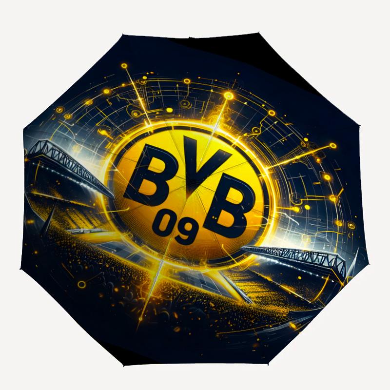 1pc B-BVB Umbrella, Sun Protection, And UV Shielding. It Has Eight Sturdy Ribs for Outdoor Use And Perfect As a Holiday Gift