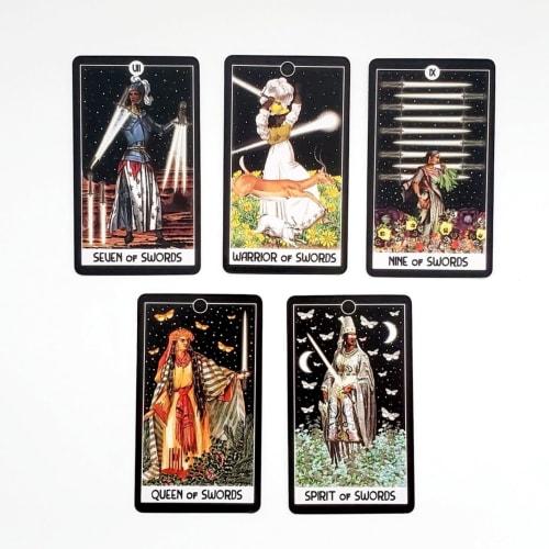 Embrace the Power of Your Intuition with the Intuitive Goddess of Night Tarot - a Beginner's Deck for Divine Guidance.