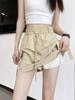 Korean-Style Women's Ultra-Thin Loose Mid-Length Wide-Leg Summer Skirt Shorts