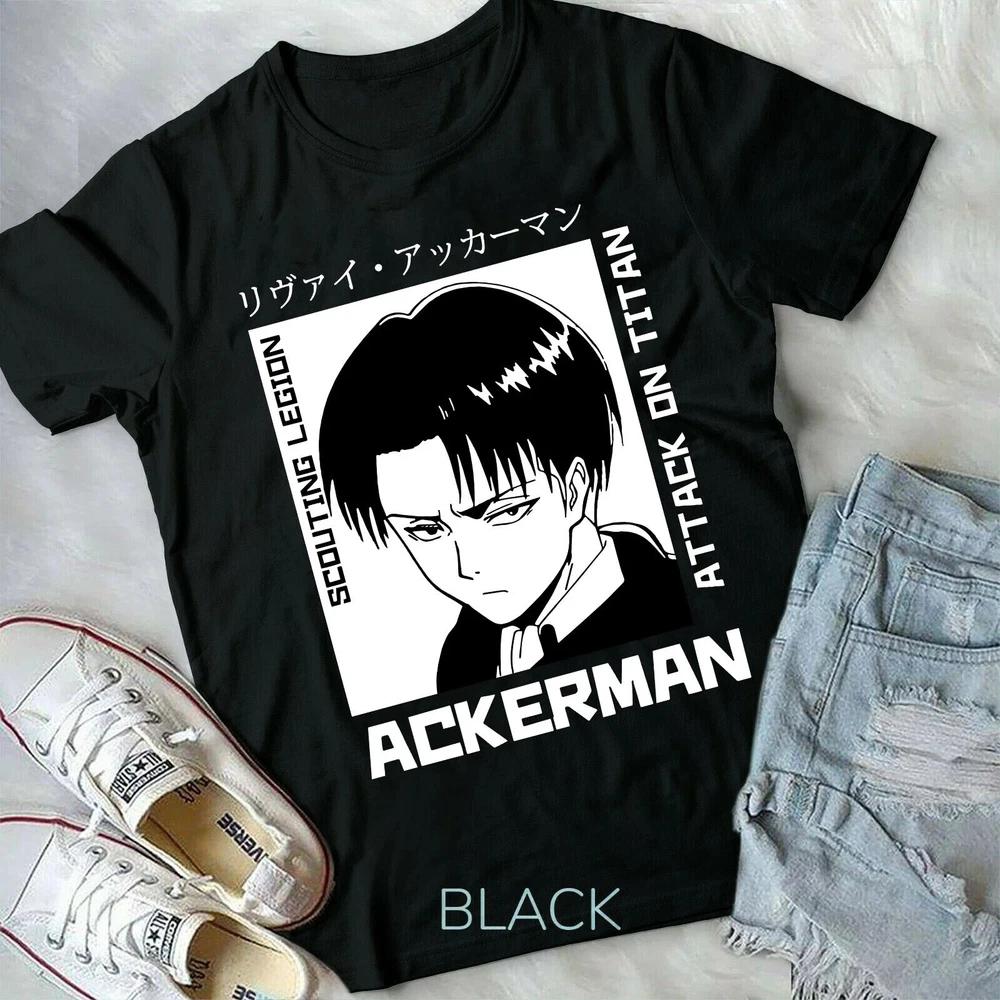 Captain AckerUnisex AnimeAttack On Titans AoT Graphic Tee New TShirt Unisex