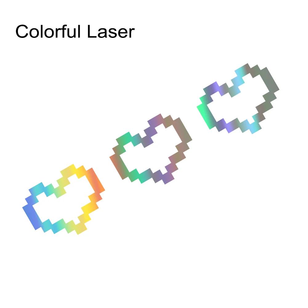 Small Pixel Hearts Vinyl Decal Car Window Cute Sticker Love Heart Truck Body Camper Motorcycle Helmet Graphics Decor Accessories