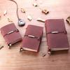Echtes Leder Retro Reise-Notizbuch - Crazy Horse Finish, Hochwertiger Business-Planer mit eingraviertem Logo