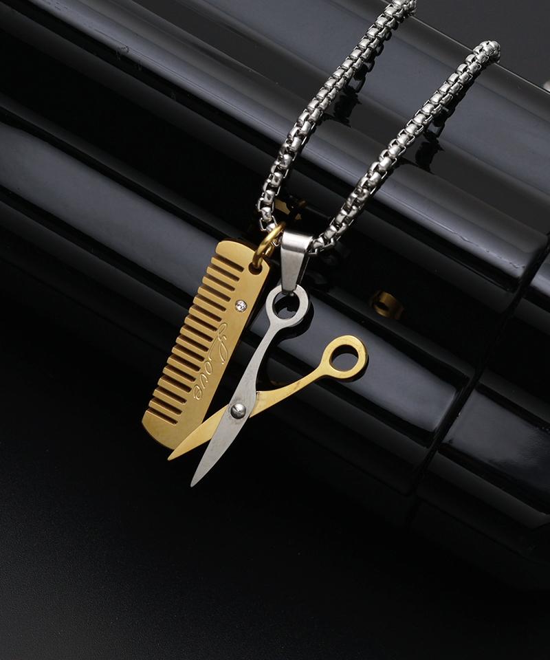 Blancier Barbershop Bm257N1082 Men'S Necklace