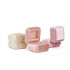 Velvet Ring Box With Rounded Edges For Jewelry Packaging Gift For Engagement