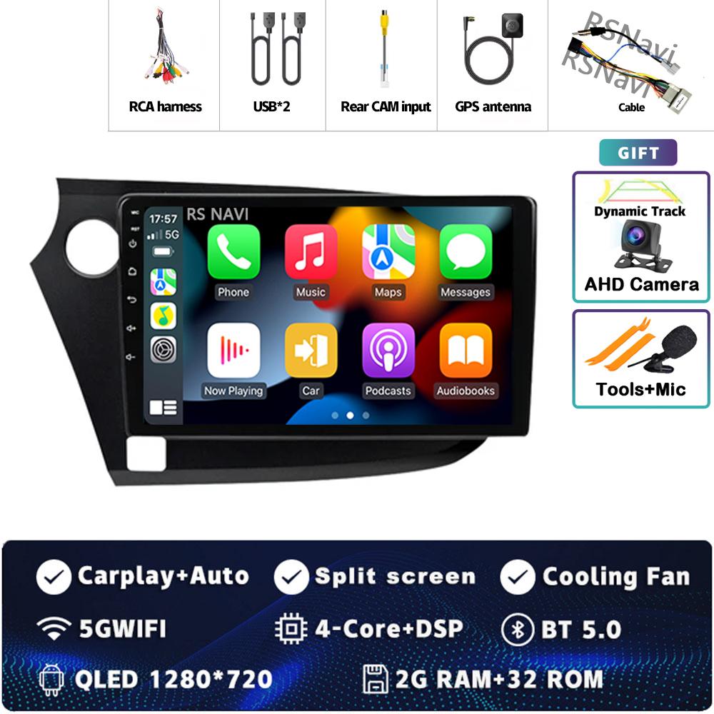 

Android 14 Carplay Auto WIFI+4G DSP автомобильное радио для HONDA INSIGHT 2009 - 2014 навигация GPS мультимедиа видеоплеер стерео DVD BT