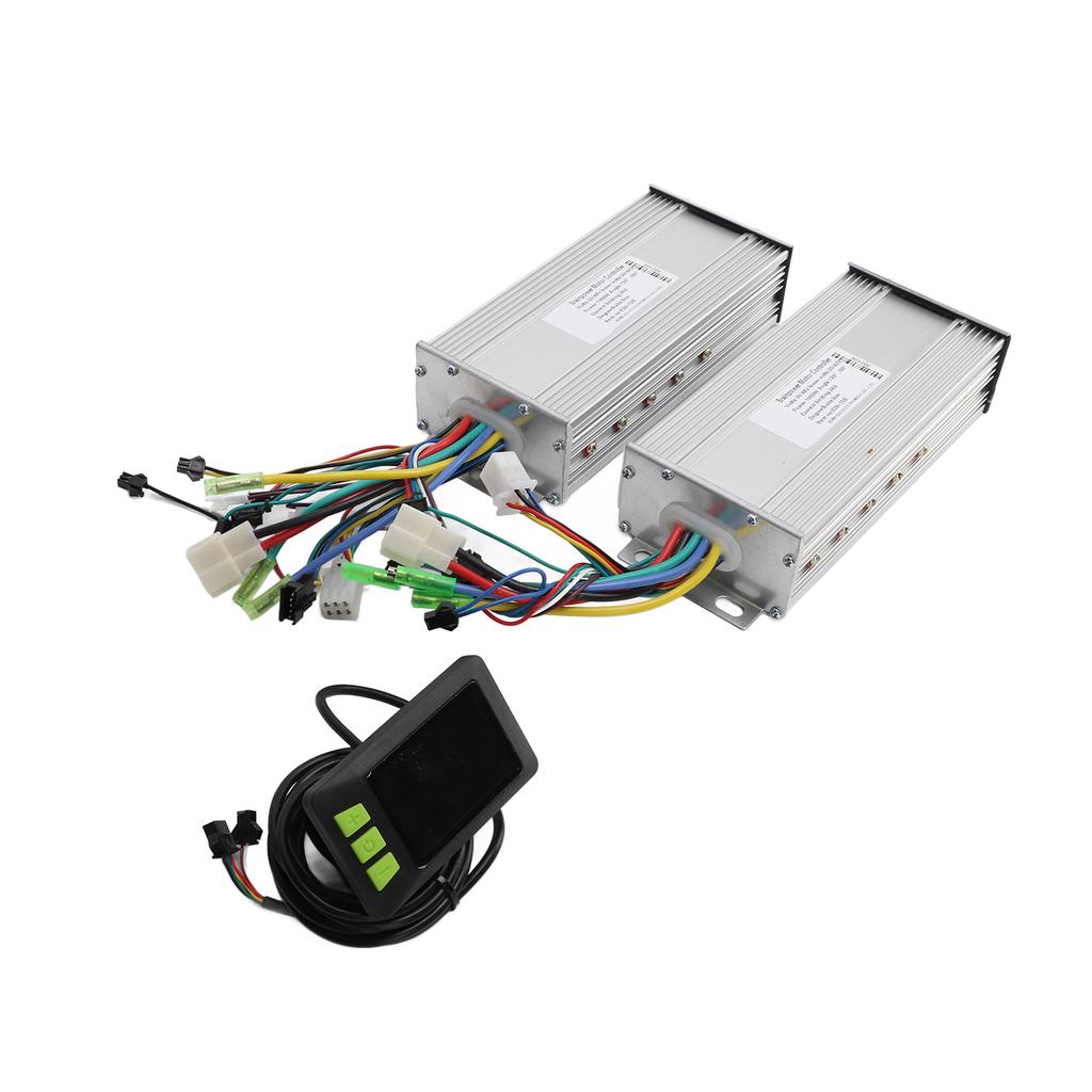 36V 48V 1000W Dualantriebsmotor Bürstenloser Controller LCD-Display Farbbildschirm Kit für Elektro