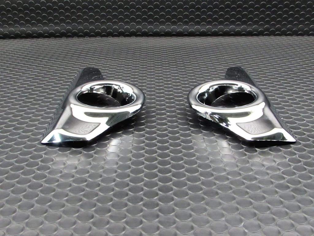 BRIGHTZ Chrome Fog Light Covers for EK Space Custom B11A B11 11 EK Space Custom EK Space Custom EK Space Custom EK Space Custom EK Space Custom EK