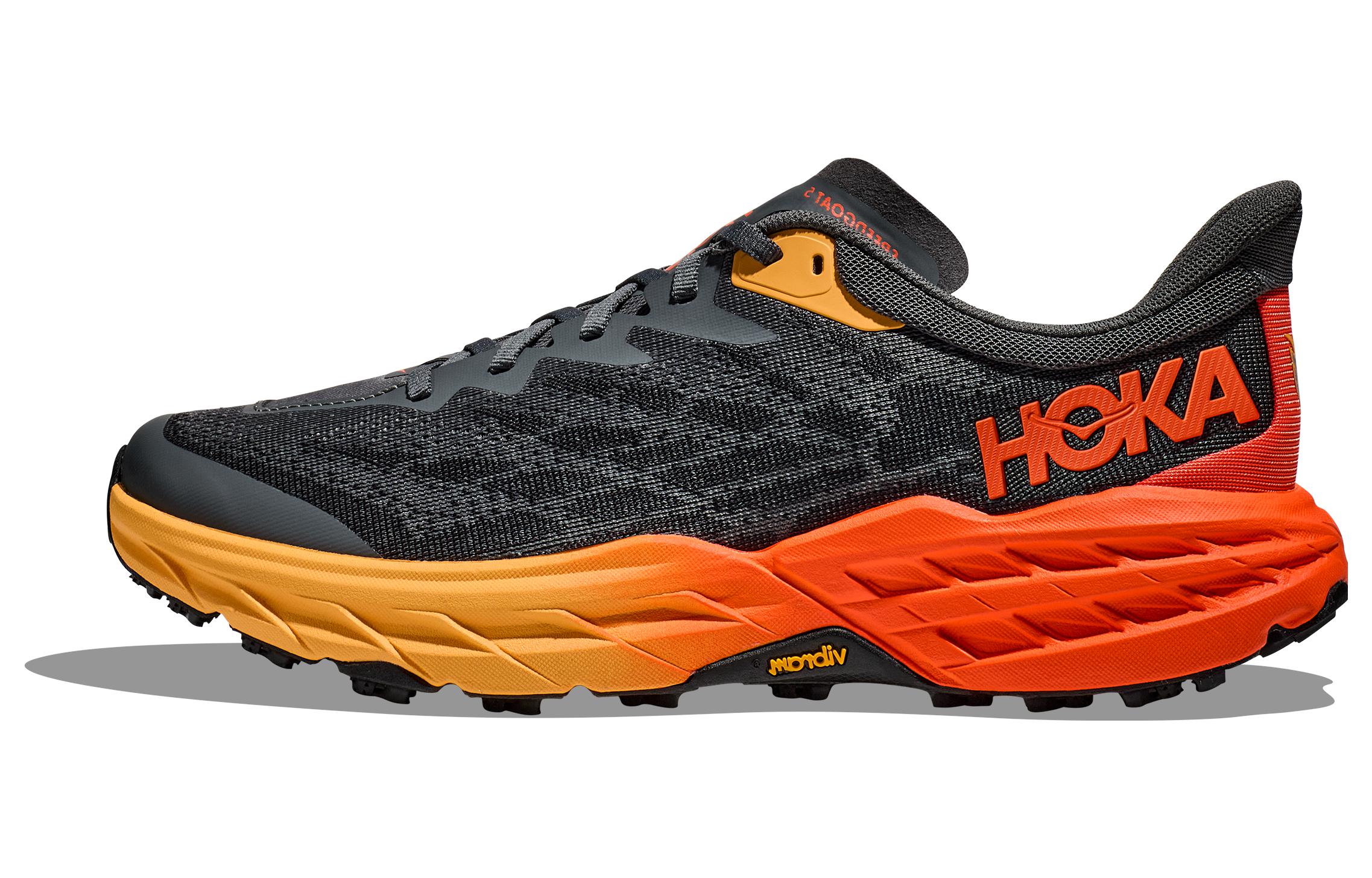 HOKA Speedgoat 5 2E Wide  Castlerock Flame  40