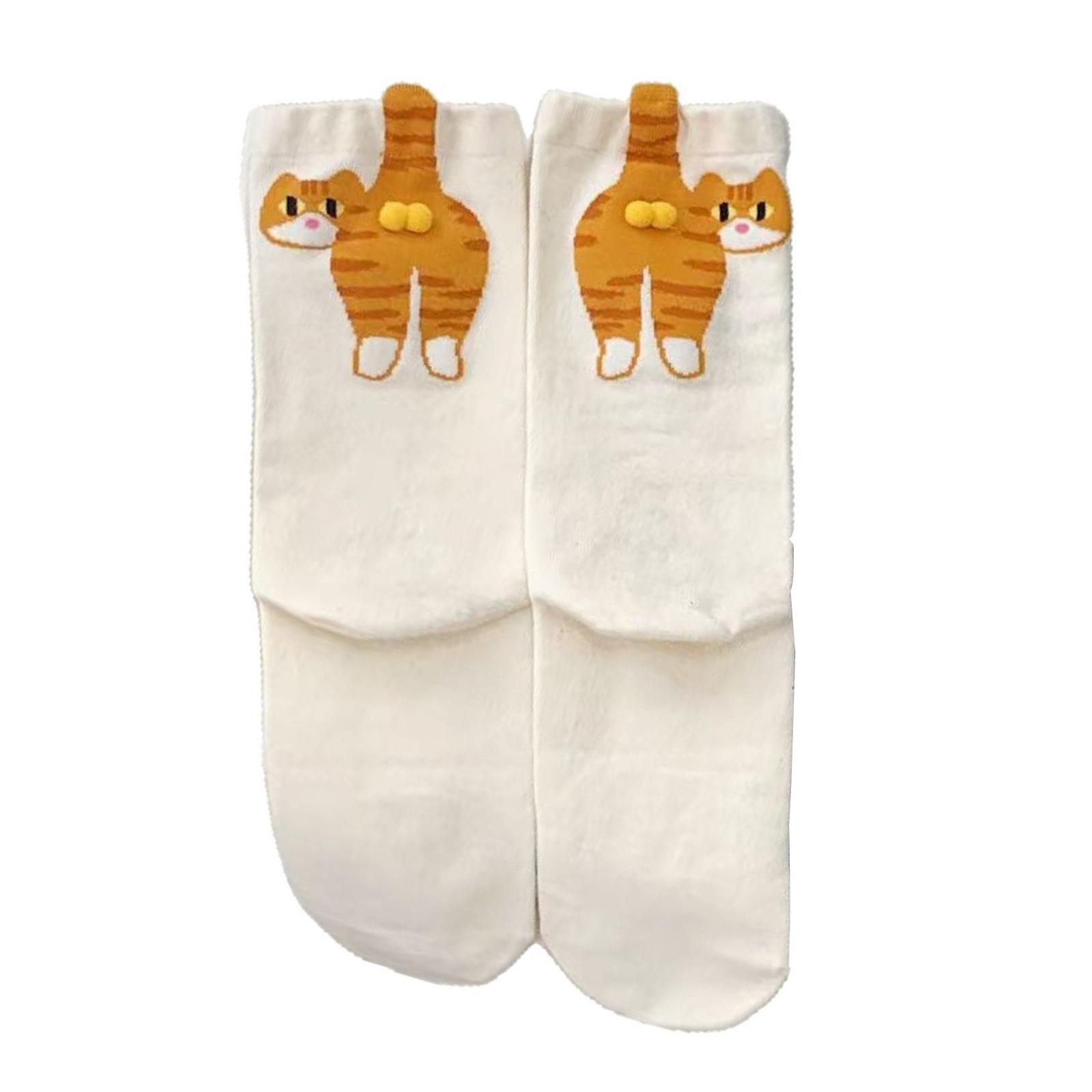 

Children s Cute And Casual Knee-high Socks One Size жёлтый