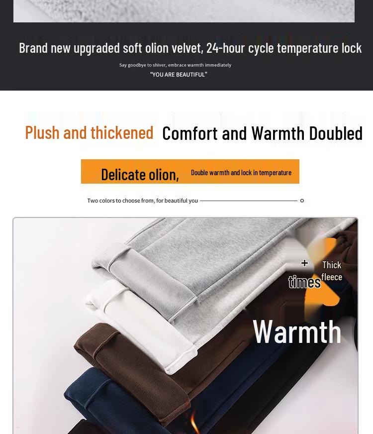 Gray Fleece-Lined Wide Leg Sweatpants for Women - Petite Fit, Winter Casual 2024