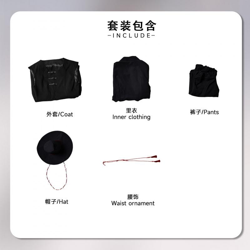 Male Idol Stage Performance Costume for Anime Cosplay