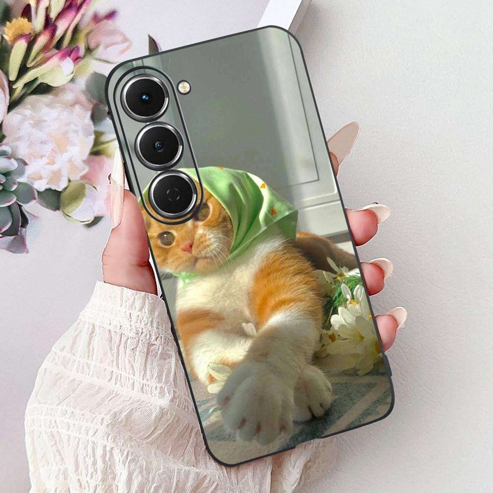 Casing For Tecno Spark 40Pro KM6 Cover For Techno Spark 40 Pro Case Silicone Luxury Butterfly Love Fashion Flowers Cool Painted