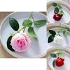 Velvet Rose Bouquet For Wedding Photography Home Office Decoration Gift For Teens