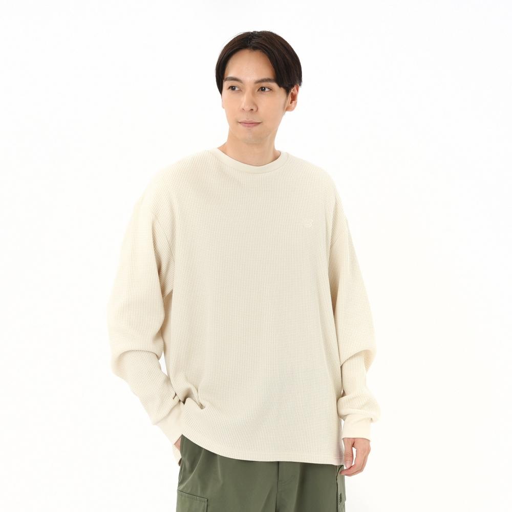 

New Balance Waffle Long Sleeve Tee Lin Linen Amt45686 Lin S