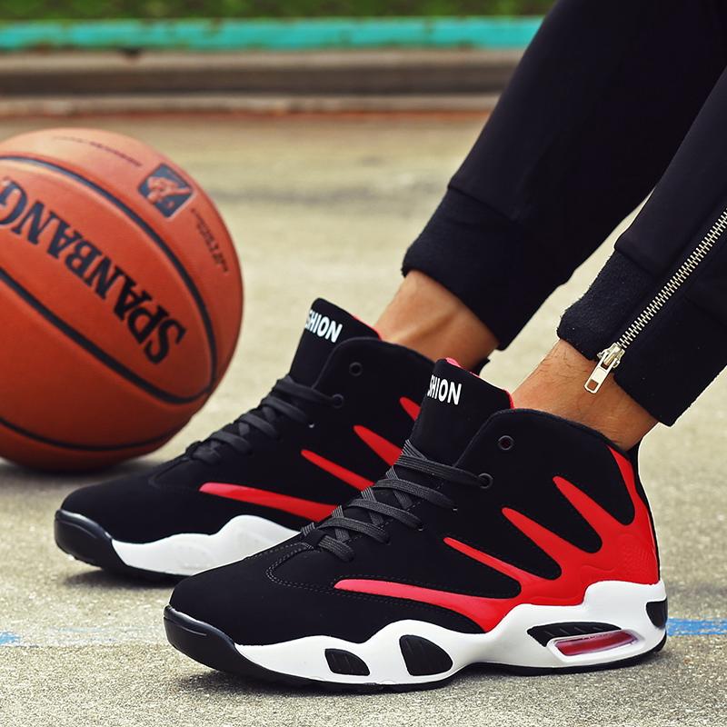 Pánské tenisky se vzduchovým polštářem Ležérní běžecké boty Chlapecké pohodlné sportovní tenisky Venkovní protiskluzové basketbalové tenisky