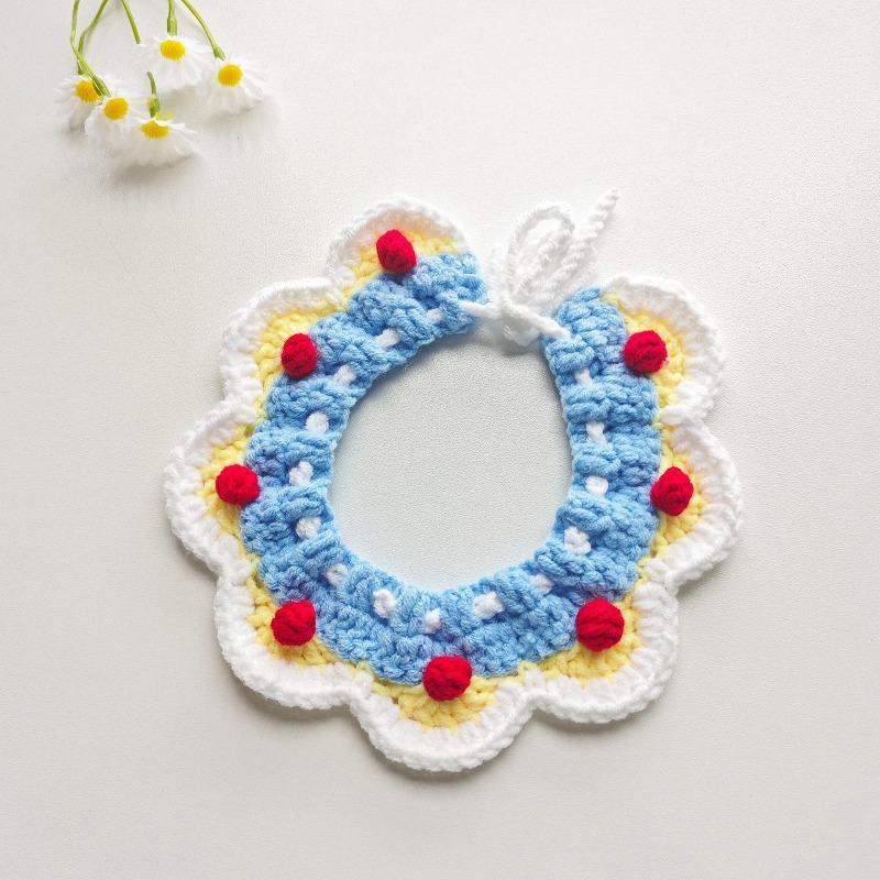 Cat and Dog Scarves, Pet Christmas Accessories, Knitted Collars, Plush Toys, British Short and Cute