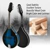 M MBAT 8 String Mandolin Kit Guitar A Style Rosewood Fingerboard Mandolin for Beginners Adults Musical Instrument with Parts