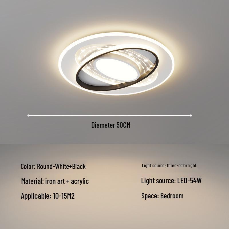Nordic Rectangular LED Ceiling Light for Living Room and Bedroom