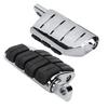 Motorcycle Footpegs Footrest CNC Aluminum Alloy Rubber   Replacement For