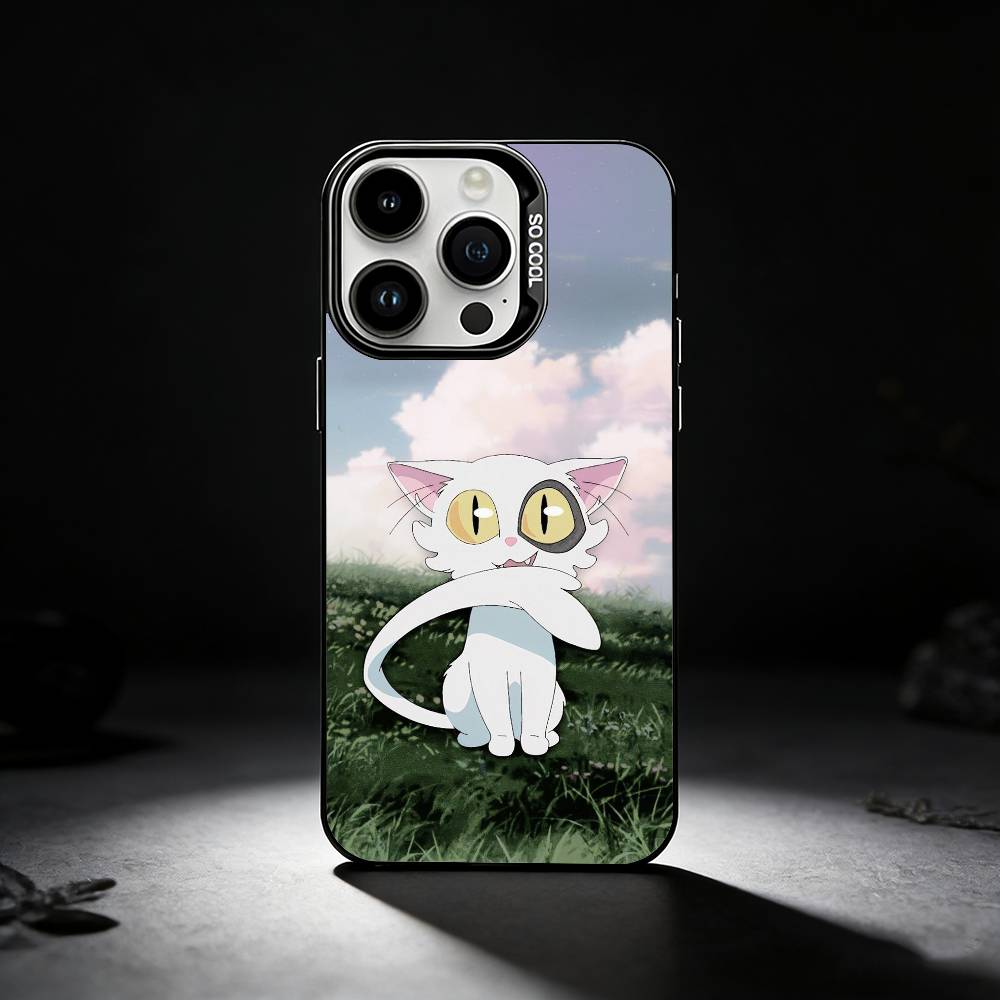 A-Anime S-Suzume Phone Case For iPhone 17,16,15,14,13,12,11 Plus,Pro Max,XS,Colored Silver Phone Case
