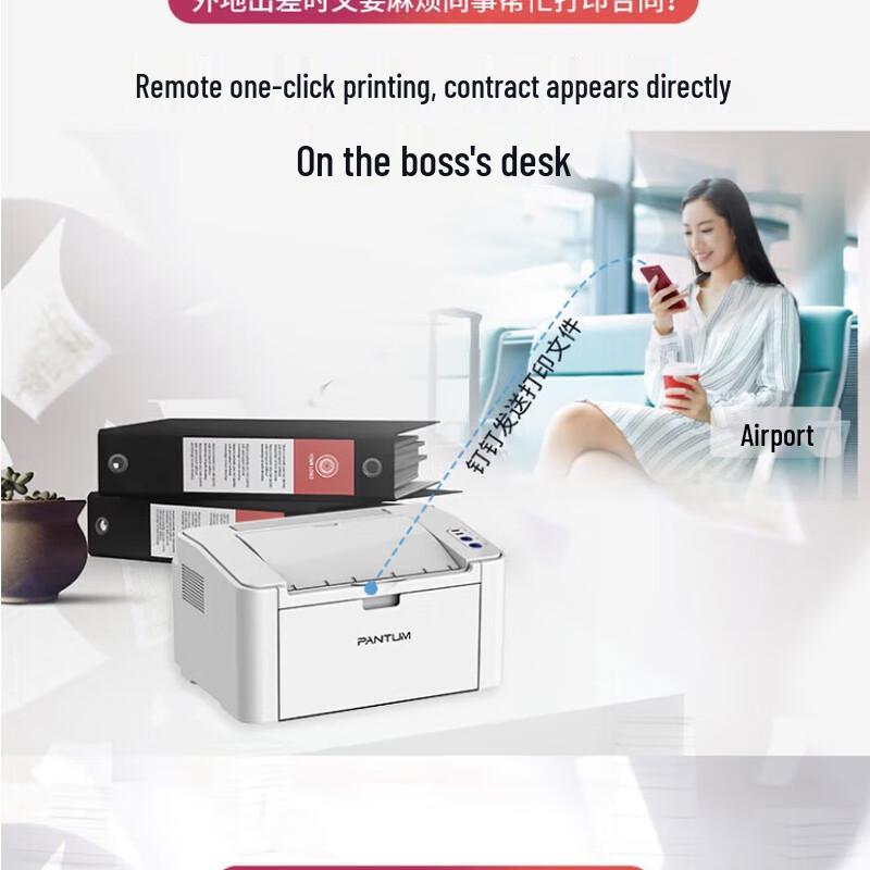 Pantum P2518NW A4 Black & White Laser Printer CN plug (adapter included)