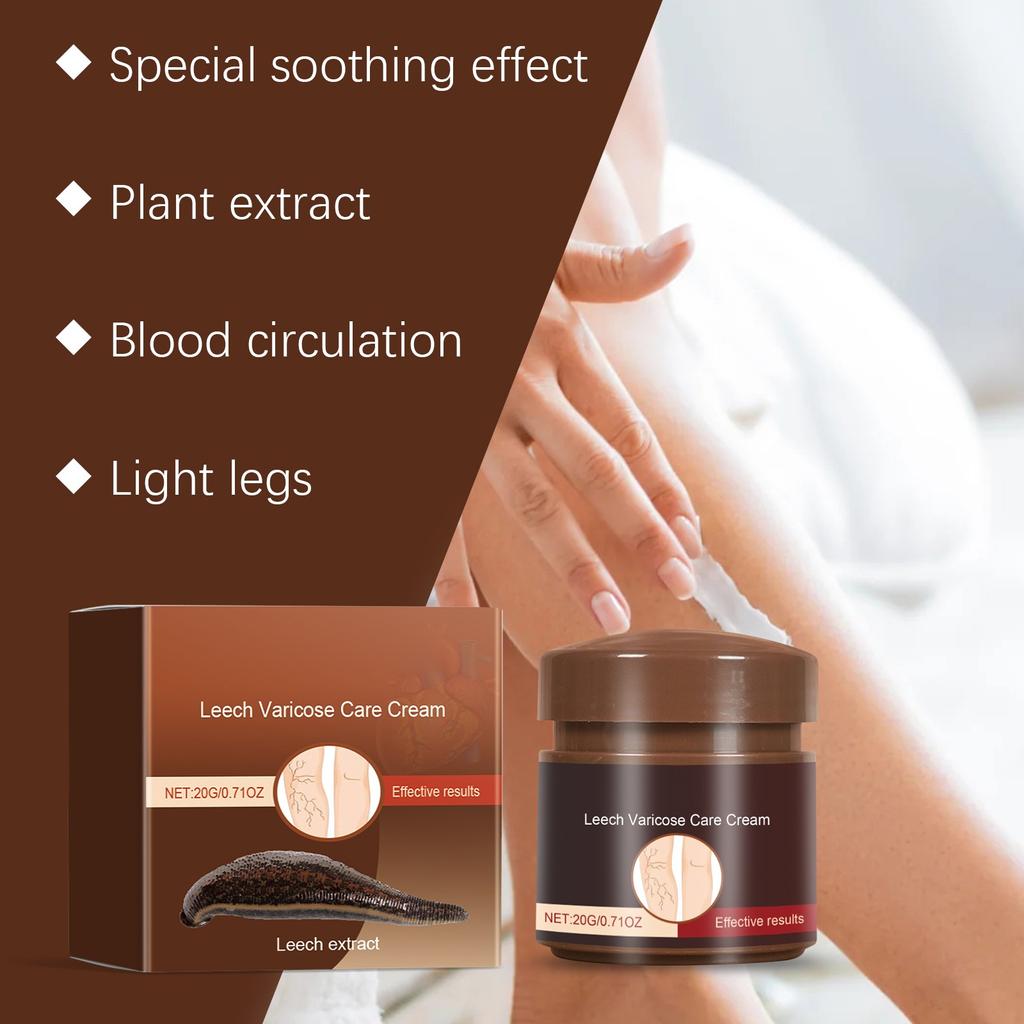 Leech Varicose Care Cream;Varicose Vein Cream For Legs;Varicose Veins MiracleCream