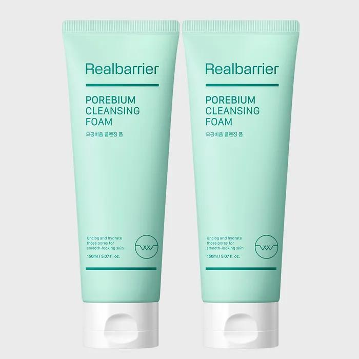 Real Barrier Pore Clearing Cleansing Foam 150ml 1+1
