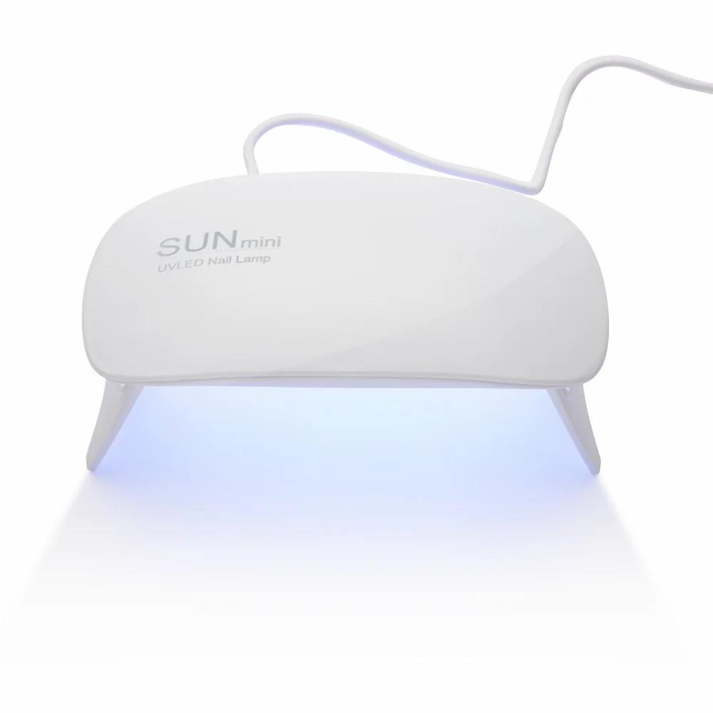 D2 6w Portable Usb Nails Dry Tool Home Mini Nail Lamp Uv Led Gel Polish Cured Pink White Nail Dryer Machine Uv Lamp Cute Desk