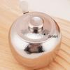 Silver Seasoning Jar,Pure Titanium With Lid and Spoon Spice Container Salt Organizer,Coffee Beans Storage Jar,Kitchen Tools
