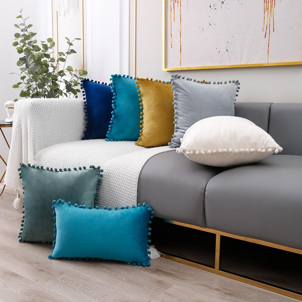 

Light Luxury High-end Beige Pillow Abstract Art Modern Simple Cushion Cover Living Room Sofa Model Room Pillow Cover 45X45cm