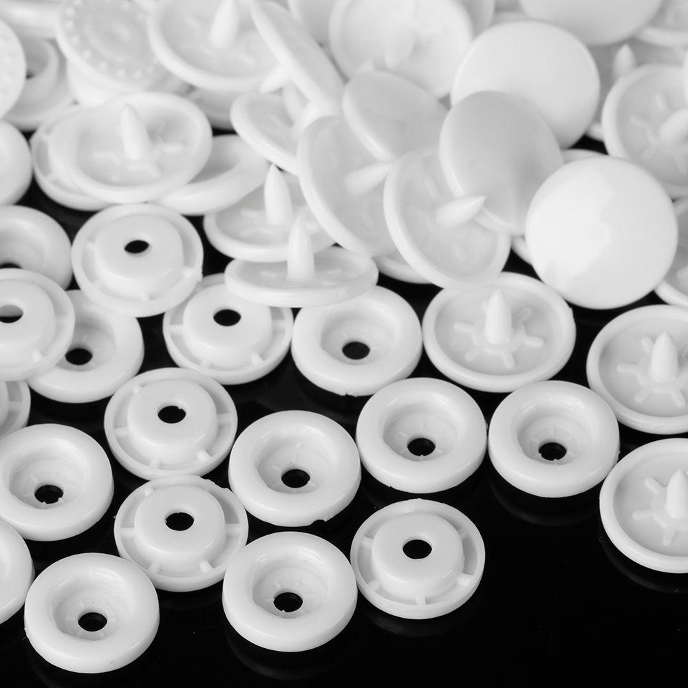 45 de seturi(180pcs) Haine Cămăși Scrapbooking Închidere cu știfturi transparente Buton de apăsare Butoane cu apăsare