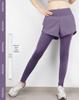 Women's High-Waist Yoga Pants - Autumn/Winter Quick-Dry 2-in-1 Design for Fitness and Morning Run