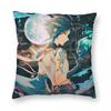 Xiao Genshin Impact Square Pillowcase Polyester Linen Velvet Printed Zip Decorative Sofa Seater Cushion Cover 18"