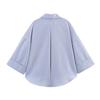 Women's Shirts Striped Oversize Shirts for Women Wide Sleeve Casual Shirts and Blouses Woman White Summer Loose Tops Woman