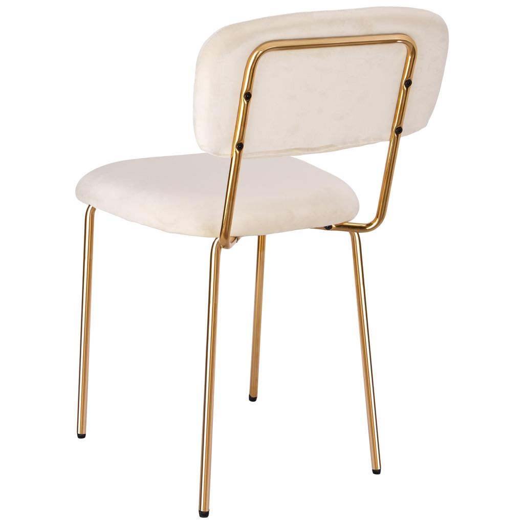 Velvet Chair Louis Gold Beige Velvet