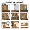 Zestaw do naprawy rattanu DIY 120 stóp Syntetyczny Wytłaczany Rattan Materiały do naprawy Wodoodporny Trwały Zestaw Krzesło Koszyk Meble Plastikowy Płaski