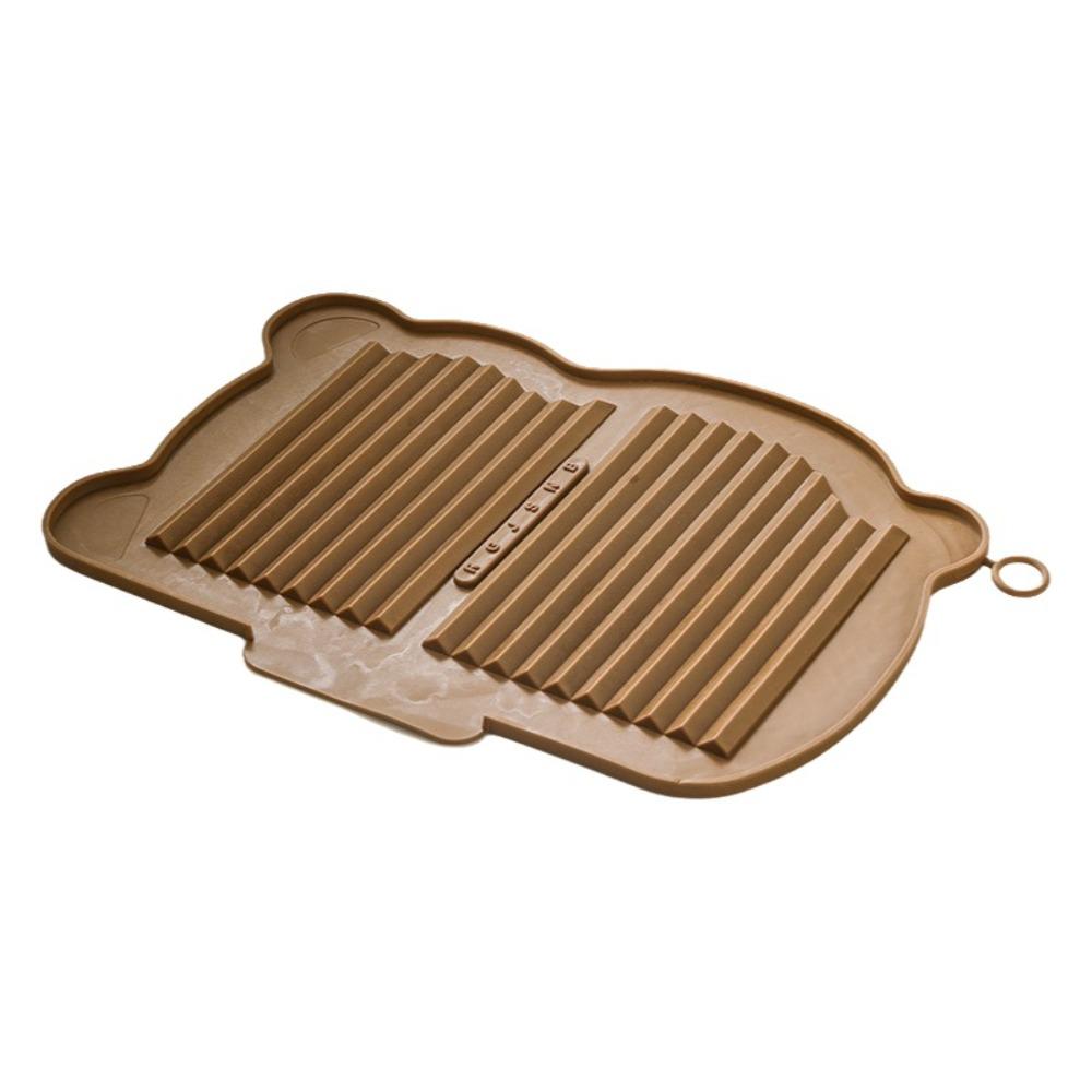 Draining Design Dish Drying Mat Non-Slip Base Heat Resistant Trivet  Kitchen Use
