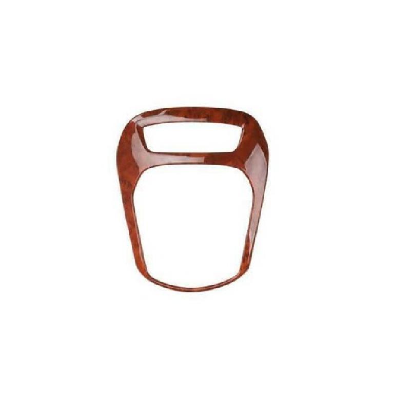 2016-2019 Chevrolet Cruze Wood Grain Central Console Gear Shift Frame Trim 1X | Brown | Polished | Plastic | For Chevrolet Cruze | Waterproof | 1