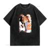 Vintage Retro White Unisex Cant Jump Basketball Movie Print Streetwear Casual T Shirt vintage Washed Versatile Breathable fashion
