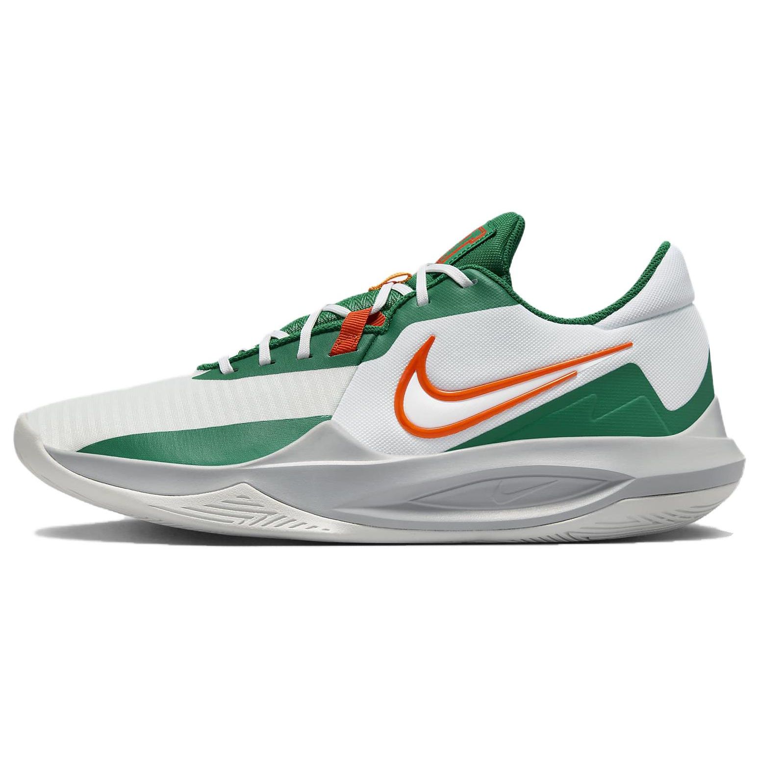 

Кроссовки унисекс Nike Precision 6 Malachite Safety Orange White Sundial DD9535-103 44