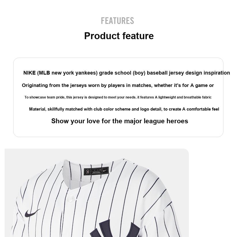 Nike Pruhovaný potisk loga Jednořadé Sezónní Prodyšné Lehké Výstřih do V Krátký rukáv Dětské topy Bílá DZ3685-100