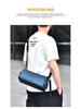 Trendy Korean-Style Retro Cylinder Crossbody Bag - Water-Resistant, Unisex Casual Shoulder Bag