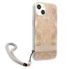 Guess Guhcp13Shflsd Iphone 13 Mini 5,4Złoty/Gold Hardcase Flower Strap