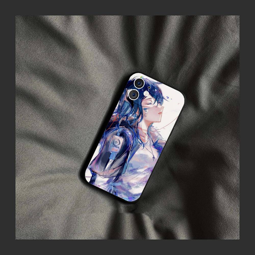 Mostima Animated Game A-Arknights Phone Case For IPhone 17 Air 16 15 14 13 Pro Max 11 12 Black Silicone Cover