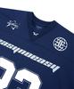 EASY NO EASY Long Sleeve Football Jersey - Navy