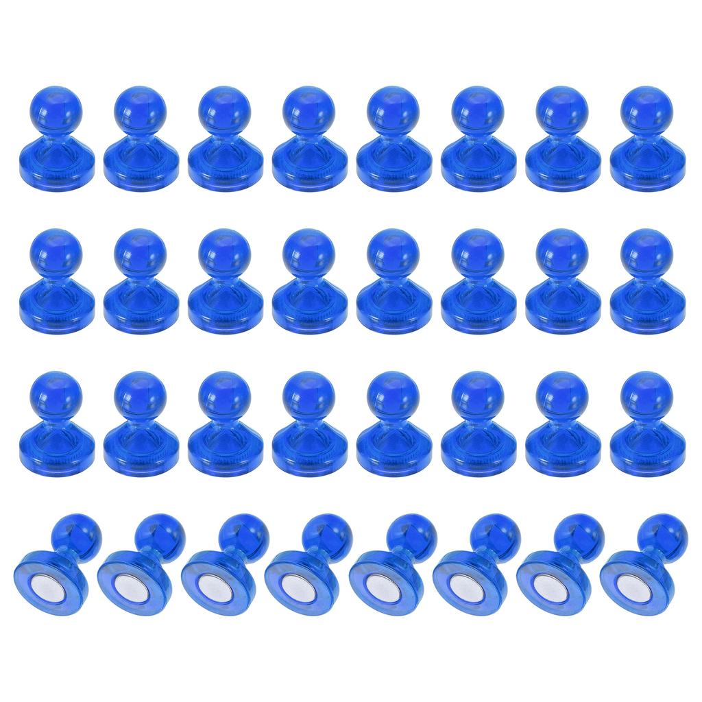 32Pcs Magnets Push Pins Strong Fridge Magnets Magnetic Whiteboard Decorative Thumbtacks for Refrigerator Locker Calendar Office