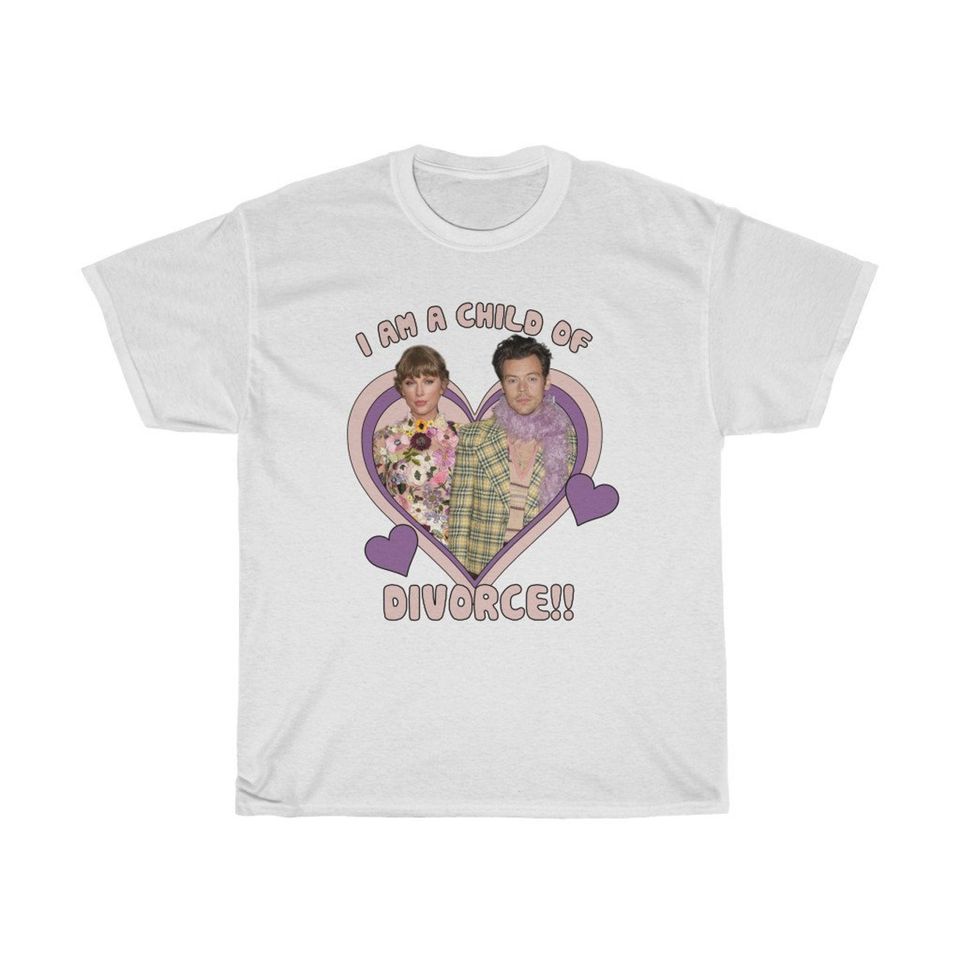 I Am a Child of Divorce T-shirt, Funny Unisex T-shirt Gift for Men and Women, Basic Cotton Shirts Classic T-shirt