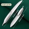 1PCS Professional Nail File , Double-Sided Stainless Steel, Durable & Reusable, Nail Manicure File for Men & Women