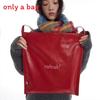 Solid Color Tote Bag With Embroidered Letters For Daily Use